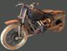 Art Group Einstakir, Wooden Motor Bike